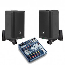 Акустична система 2 колонки JBL EON710 + мікшер Акустична система 2 колонки JBL EON710 + мікшер